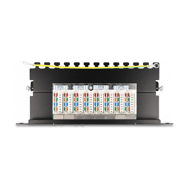 DeLOCK Patch Panel 10″ Cat.6A de 8 puertos 1U