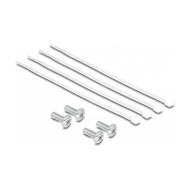 DeLOCK Panel de Conexiones Patch Panel 10" 8 Puertos Cat.6A 1U Negro - Panel de Parcheo RJ45 para Rack de 19"