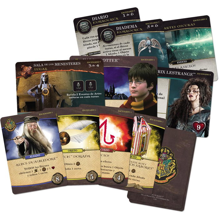 Harry Potter Juego de Mesa Hogwarts Battle Cooperativo para 2-4 Jugadores Español