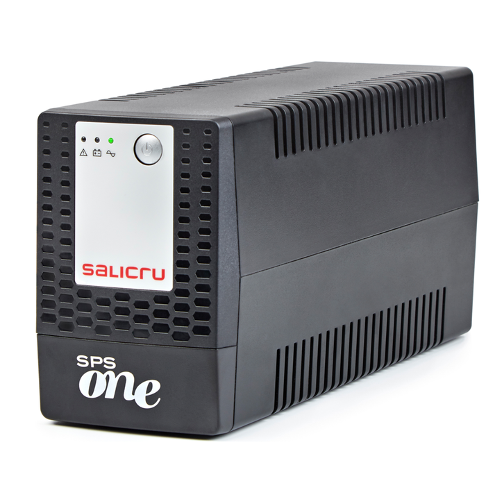 Salicru SPS 900 ONE BL IEC SAI UPS Torre, Interactivo 0.9 kVA / 480 W, 4 Salidas AC, Batería Plomo-Calcio, Negro