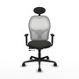 PIQUERAS Y CRESPO Silla de oficina Jorquera Sincro/Traslack Negro/Blanco