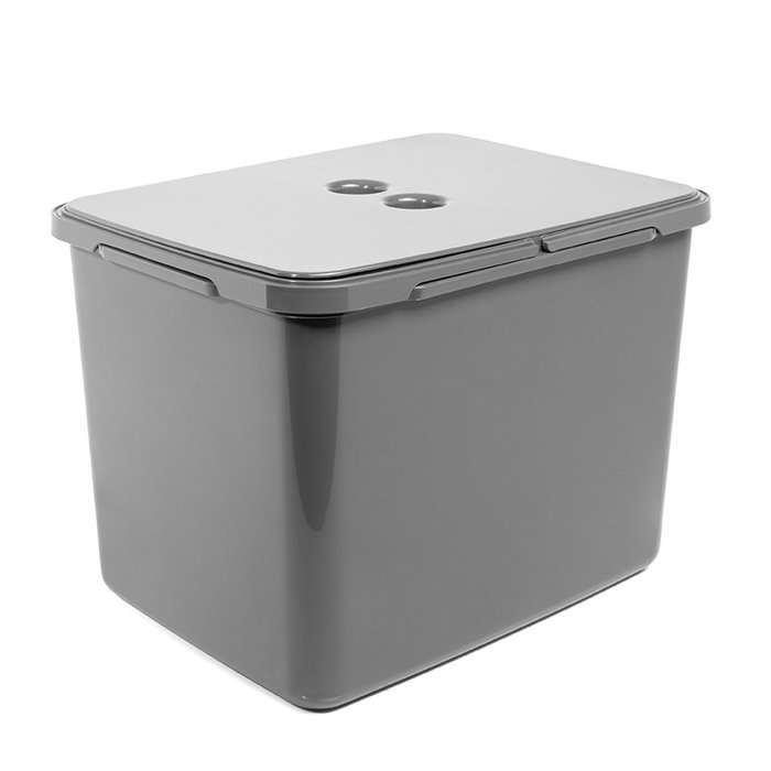 HERRAJES ALK Cubo de Basura Elegans M900 3x16L Acabado Antracita