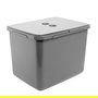 HERRAJES ALK Cubo de Basura Elegans M900 3x16L Acabado Antracita