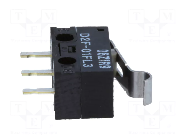 Aratas (Formerly Omron Components) Microconmutador SNAP ACTION D2F-01FL3 SPDT