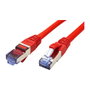 VALUE Patchkabel Cat.6A S/FTP 0,3 m Rojo