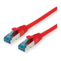 VALUE Patchkabel Cat.6A S/FTP 0,3 m Rojo