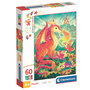 Clementoni Puzzle Familia Dragones 60 Piezas 33,6x23,5cm