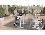 Leitz Ergo Active Alfombrilla Antifatiga Gris Oscuro Zonas Masaje Borde Elevado Oficina Hogar