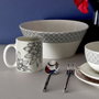 Home Deco Factory Taza Cottage Gris 350 ml