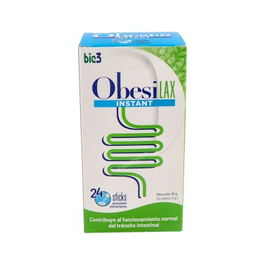 Bie3 Obesilax Instant 24 Sticks – Complemento con Menta y Sen para Apoyo Digestivo
