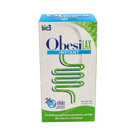 Bie3 Obesilax Instant 24 Sticks Complemento Alimenticio para Apoyo Digestivo