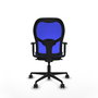 PIQUERAS Y CRESPO Silla de oficina Jorquera con mecanismo Sincro, Azul
