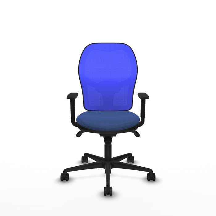 PIQUERAS Y CRESPO Silla de oficina Jorquera con mecanismo Sincro, Azul PIQUERAS Y CRESPO Silla de oficina Jorquera con mecanismo Sincro, Azul