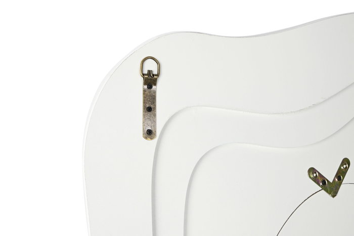 DKD Home Decor Espejo de Madera Blanco Chic Moderno Colección Hao artde 165 x 90 x 4 cm