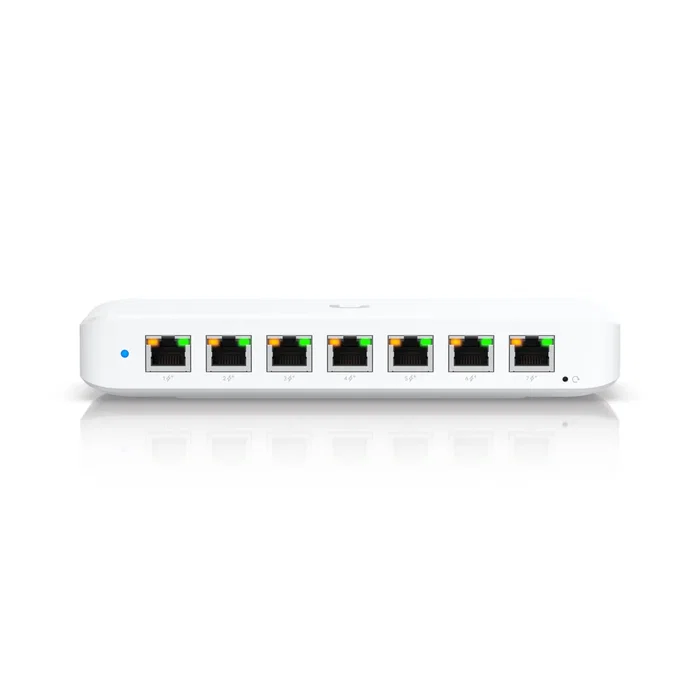 Ubiquiti Ultra USW-Ultra Switch Gestionado L2 de 8 Puertos Gigabit con PoE de 42W Blanco