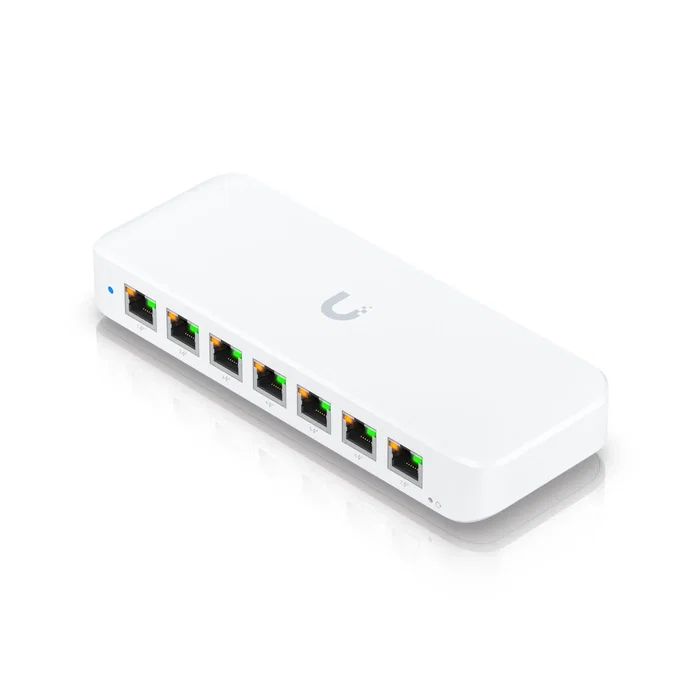 Ubiquiti Ultra USW-Ultra Switch Gestionado L2 de 8 Puertos Gigabit con PoE de 42W Blanco