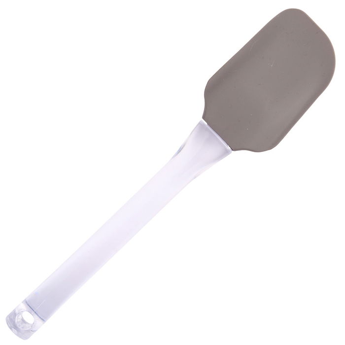 Day Espátula de Silicona con Mango de Plástico Transparente 24.5 cm Colores Surtidos
