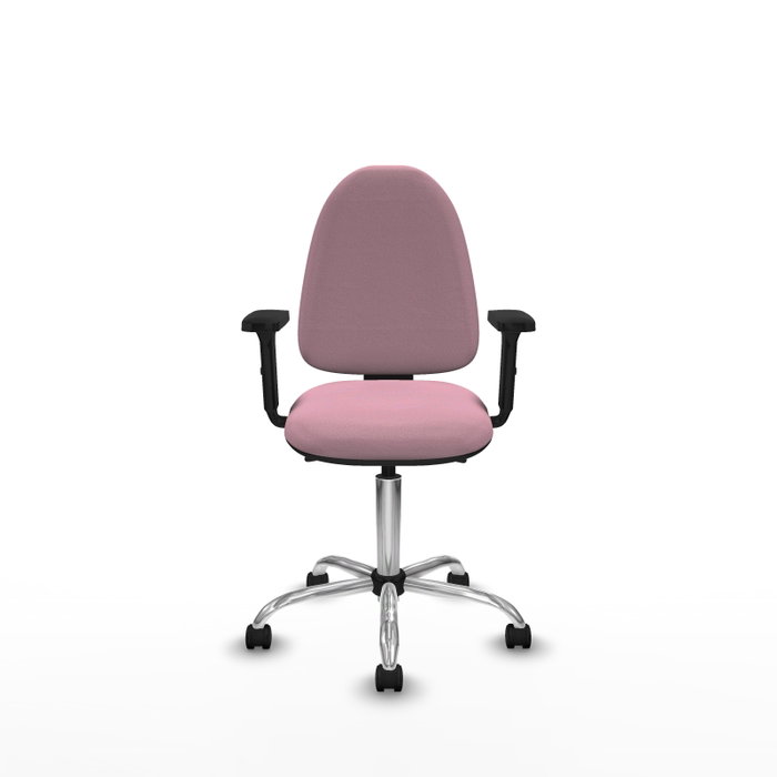 PIQUERAS Y CRESPO Silla de oficina Aýna Rosa con mecanismo Asincro