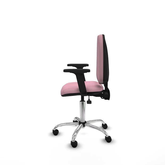 PIQUERAS Y CRESPO Silla de oficina Aýna Rosa con mecanismo Asincro