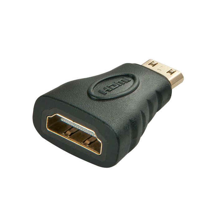 Lindy 41207 Cambiador de género HDMI macho a HDMI hembra negro