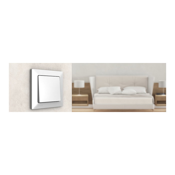 Siemens 5TG25510 DELTA line Marco 1fach 80x80mm Blanco