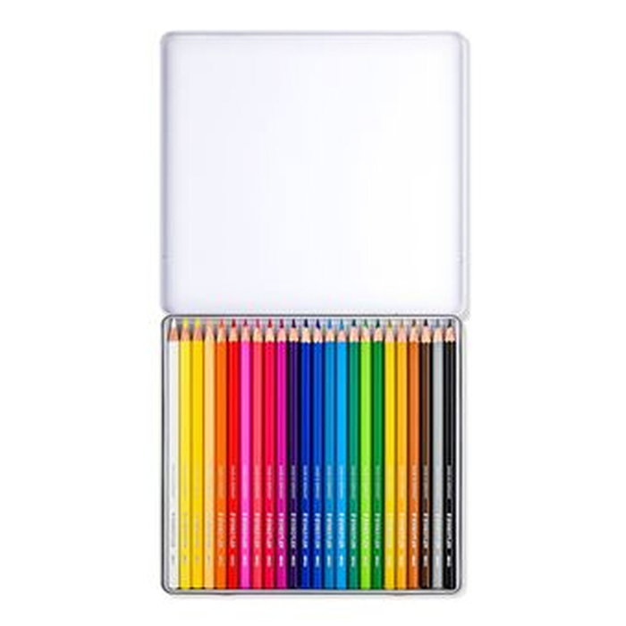 Staedtler Design Journey Lápices de Colores Acuarelables con Estuche de Metal, 24 Unidades Staedtler Design Journey Lápices de Colores Acuarelables con Estuche de Metal, 24 Unidades