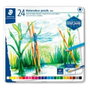 Staedtler Design Journey Lápices de Colores Acuarelables con Estuche de Metal, 24 Unidades