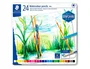 Staedtler Design Journey Lápices de Colores Acuarelables con Estuche de Metal, 24 Unidades