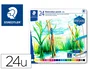 Staedtler Design Journey Lápices de Colores Acuarelables con Estuche de Metal, 24 Unidades