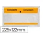 Q-connect Sobre Autoadhesivo Portadocumentos 225x122 mm Multilingüe Transparente Paquete 1000