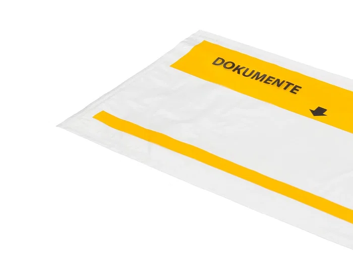 Q-connect Sobre Autoadhesivo Portadocumentos 225x122 mm Multilingüe Transparente Paquete 1000