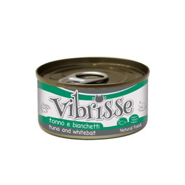 Croci Vibrisse Set de 24 - Comida Húmeda para Gatos con Atún y Boquerones, 70 gr