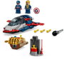 LEGO Marvel 76319 Capitán América vs. Thanos con avión de juguete