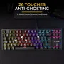 G-Lab Mercury EX Combo Teclado Mecánico Gaming y Ratón 7200 DPI - THE3760162057782 - Teclado con Interruptores Red Lineales