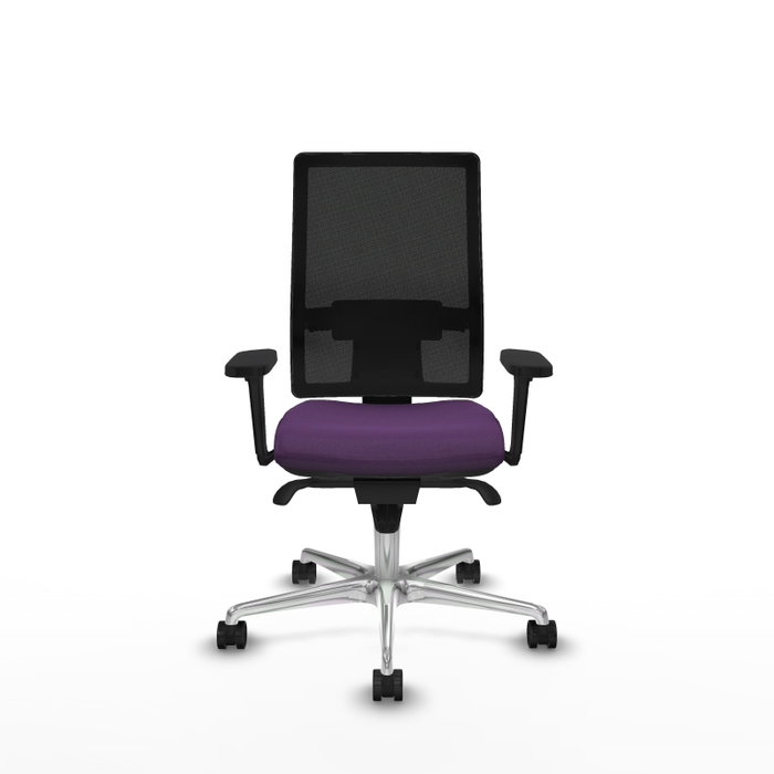 PIQUERAS Y CRESPO Silla de oficina Horna con mecanismo Sincro, Morado y Negro PIQUERAS Y CRESPO Silla de oficina Horna con mecanismo Sincro, Morado y Negro