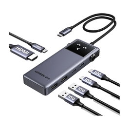 Ugreen Uno CM888 Hub USB-C 6 en 1 con HDMI 4K y PD 100W