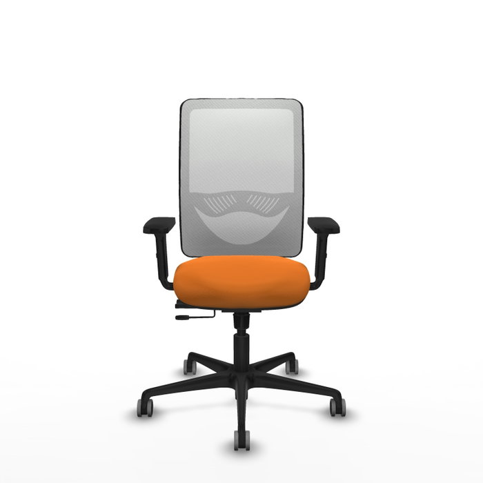 PIQUERAS Y CRESPO Silla de oficina Zulema Naranja y Blanco PIQUERAS Y CRESPO Silla de oficina Zulema Naranja y Blanco