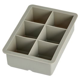 Day Molde para 6 Cubitos de Hielo Grandes 5cm, Colores Surtidos, Lavavajillas, 12x17x5cm