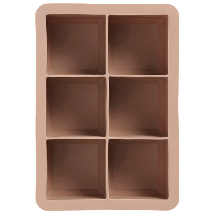 Day Molde para 6 Cubitos de Hielo Grandes 5cm, Colores Surtidos, Lavavajillas, 12x17x5cm