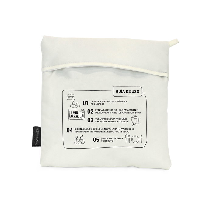 Quttin Bolsa para Patatas al Microondas 27.5 x 28.5 cm (12 Unidades)