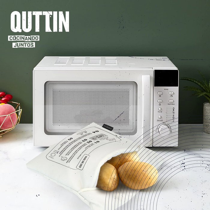 Quttin Bolsa para Patatas al Microondas 27.5 x 28.5 cm (12 Unidades)