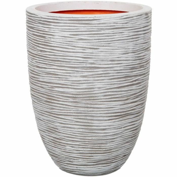 Capi Europe Capi Maceta Nature Rib 36 x 47 cm Marfil KOFI782 424227 Capi Europe Capi Maceta Nature Rib 36 x 47 cm Marfil KOFI782 424227