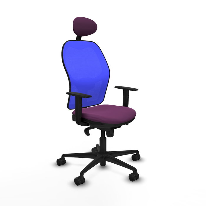 PIQUERAS Y CRESPO Silla de oficina Jorquera Morado y Azul PIQUERAS Y CRESPO Silla de oficina Jorquera Morado y Azul