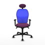 PIQUERAS Y CRESPO Silla de oficina Jorquera Morado y Azul