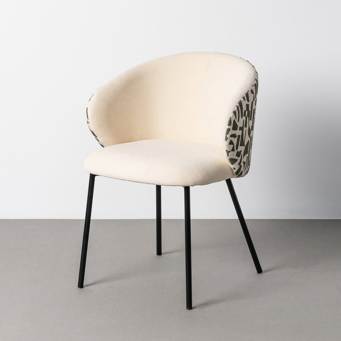 Silla Estampado Tejido-Metal Contract 56,50 X 56 X 74,50 cm (Set de 2) Silla Estampado Tejido-Metal Contract 56,50 X 56 X 74,50 cm (Set de 2)