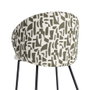 Silla Estampado Tejido-Metal Contract 56,50 X 56 X 74,50 cm (Set de 2)