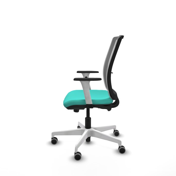 PIQUERAS Y CRESPO Silla de oficina Haches Turquesa y Gris PIQUERAS Y CRESPO Silla de oficina Haches Turquesa y Gris