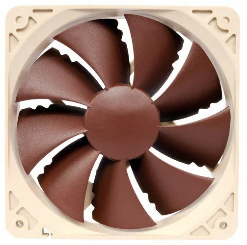 Noctua NF-P12 PWM Ventilador para PC 120mm/12cm, Marrón y Blanco, 1300 RPM, 92.3 m³/h, Rodamiento SSO-B, 4 Pines