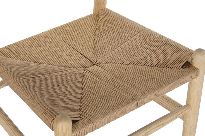 DKD Home Decor Silla Olmo Fibra Natural