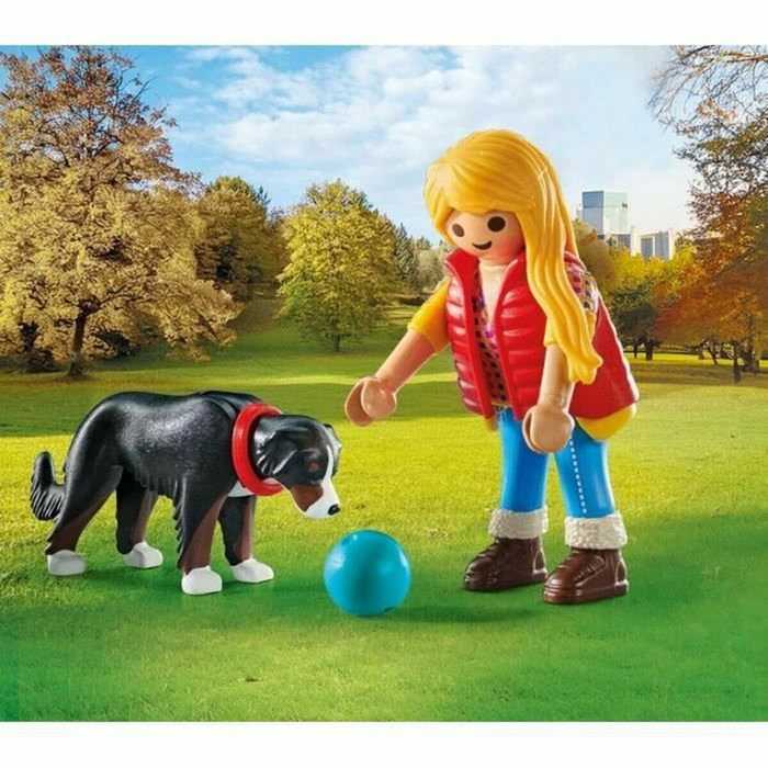 Playmobil Mujer con perro de montaña My Life Playmobil Mujer con perro de montaña My Life
